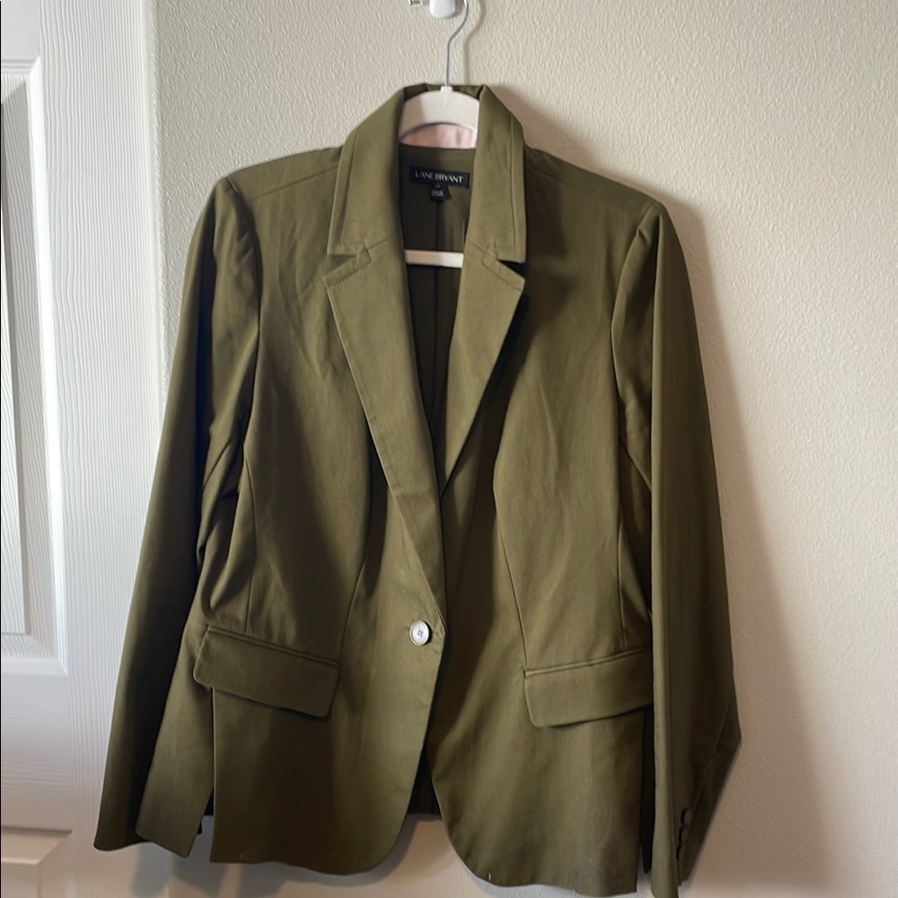 Olive green women’s jacket blazer
